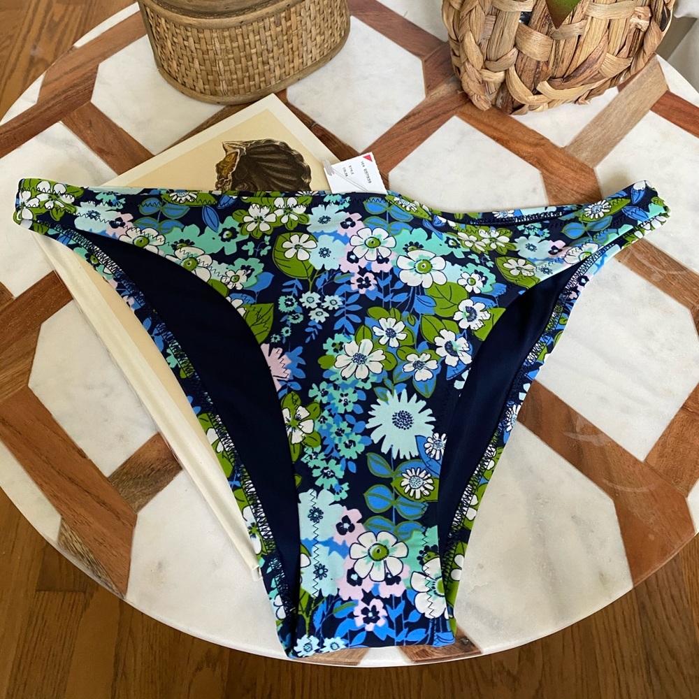 MEDIUM FLORAL AERIE BIKINI BOTTOMS
